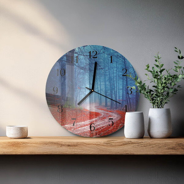 Orologio rotondo Sentiero forestale