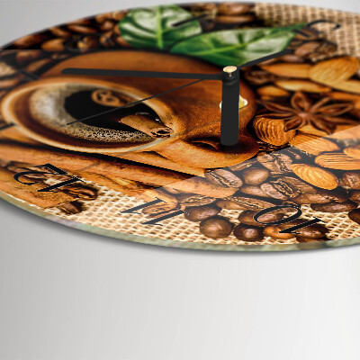 Orologio rotondo Mandorle alla cannella