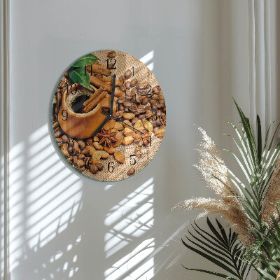 Orologio rotondo Mandorle alla cannella