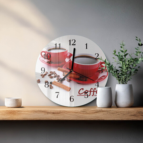 Orologio rotondo Tazza di caffè