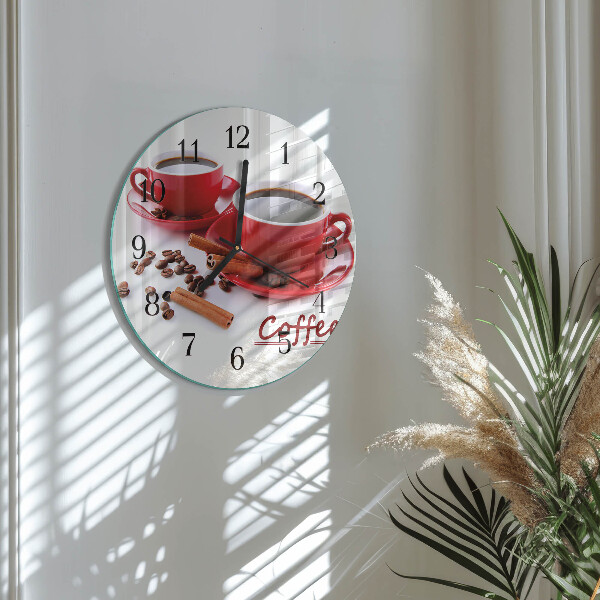 Orologio rotondo Tazza di caffè