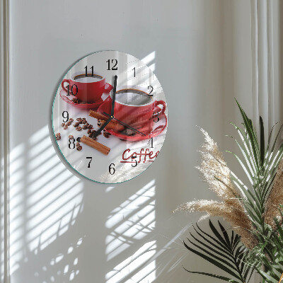 Orologio rotondo Tazza di caffè