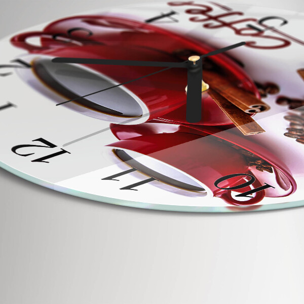 Orologio rotondo Tazza di caffè