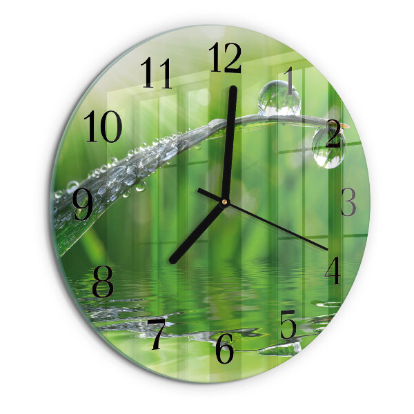 Orologio rotondo Gocce di rugiada