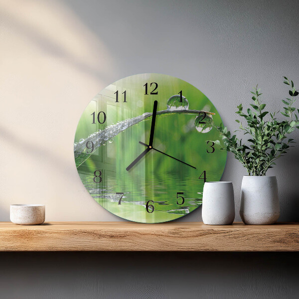 Orologio rotondo Gocce di rugiada