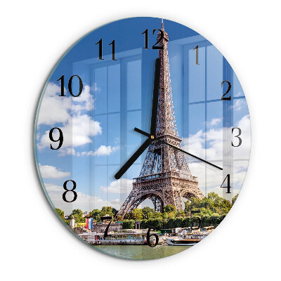 Orologio rotondo Torre Eiffel