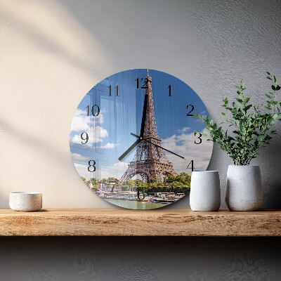 Orologio rotondo Torre Eiffel