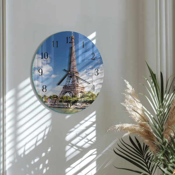 Orologio rotondo Torre Eiffel