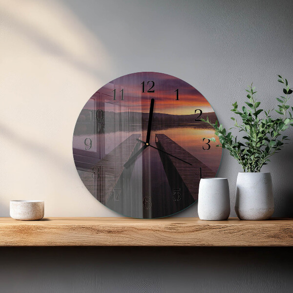 Orologio rotondo Tramonto