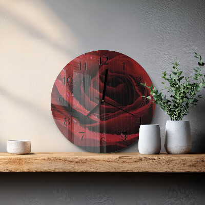 Orologio rotondo Rosa