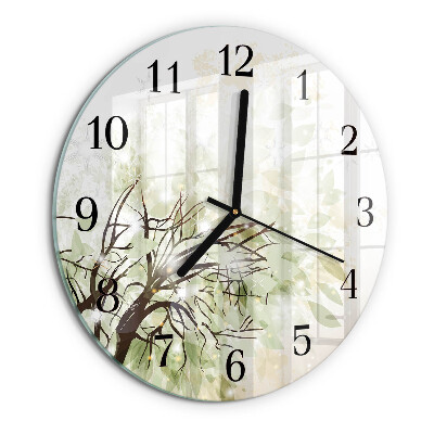 Orologio rotondo Albero