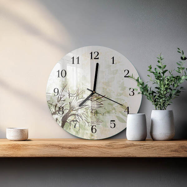 Orologio rotondo Albero