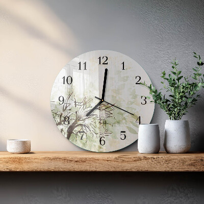 Orologio rotondo Albero