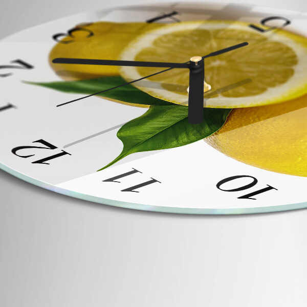 Orologio rotondo limoni