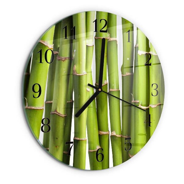 Orologio rotondo Bambù