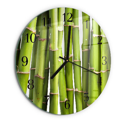 Orologio rotondo Bambù