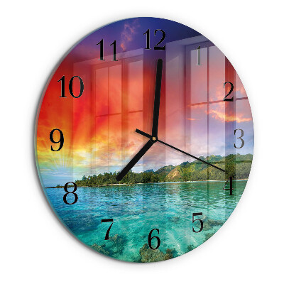 Orologio rotondo Paesaggio