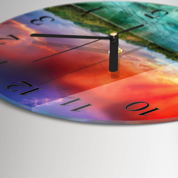 Orologio rotondo Paesaggio