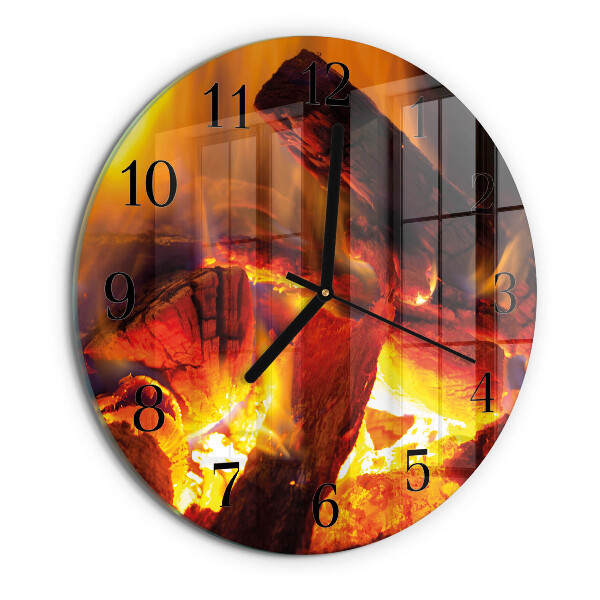 Orologio rotondo Fuoco