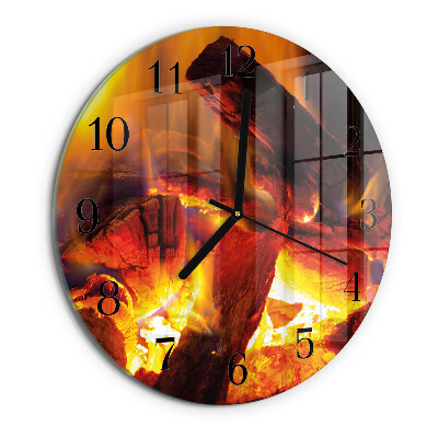 Orologio rotondo Fuoco