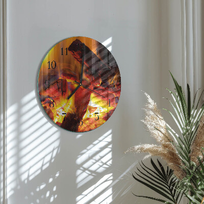 Orologio rotondo Fuoco