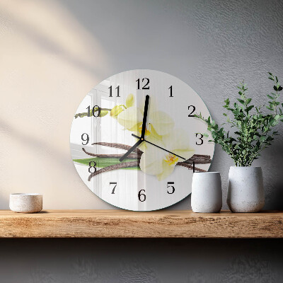 Orologio rotondo Orchidea Vaniglia