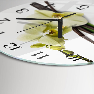 Orologio rotondo Orchidea Vaniglia