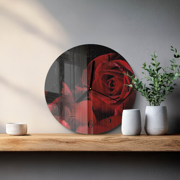 Orologio rotondo Rosa