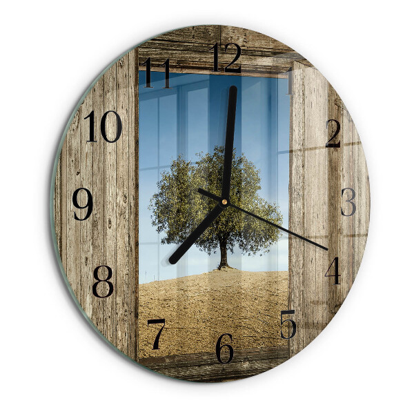 Orologio rotondo Albero