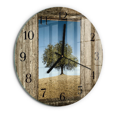 Orologio rotondo Albero