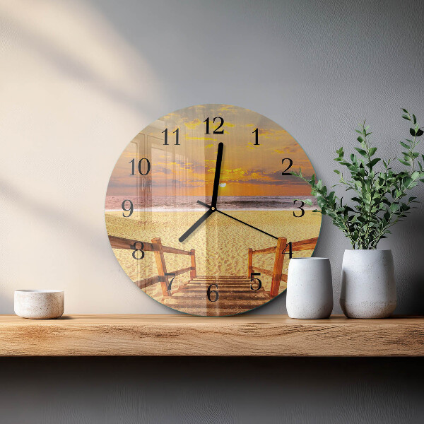 Orologio rotondo Ponte della spiaggia