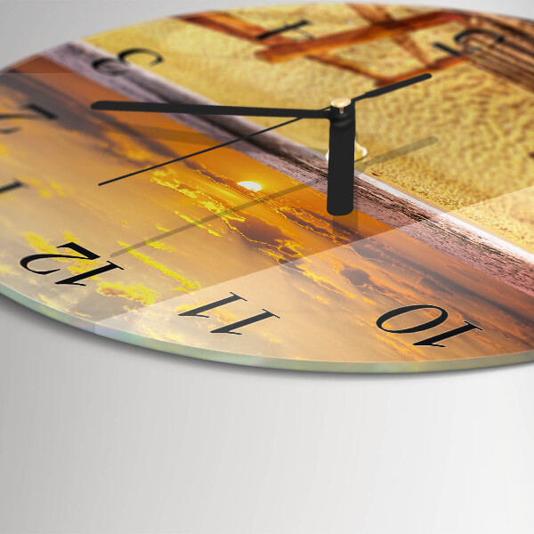 Orologio rotondo Ponte della spiaggia