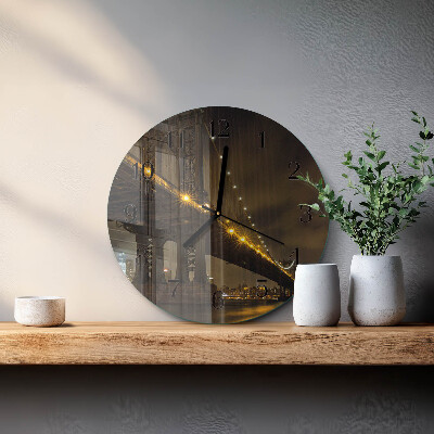 Orologio rotondo La notte del ponte