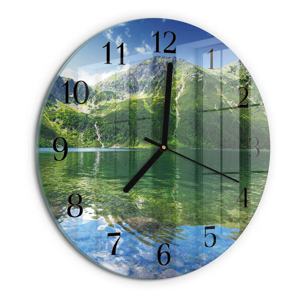 Orologio rotondo Lago di montagna