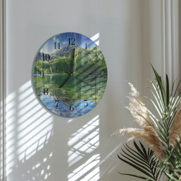 Orologio rotondo Lago di montagna