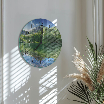 Orologio rotondo Lago di montagna