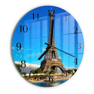 Orologio rotondo Torre Eiffel Parigi