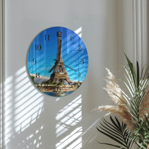 Orologio rotondo Torre Eiffel Parigi