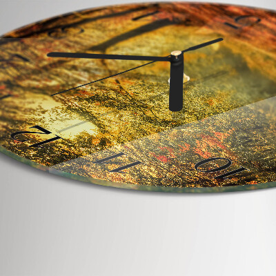 Orologio rotondo Autunno nella foresta