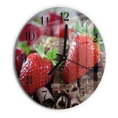 Orologio rotondo Fragole