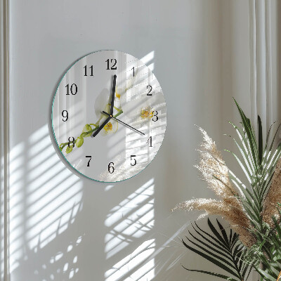 Orologio rotondo Orchidea