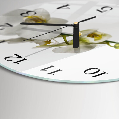 Orologio rotondo Orchidea