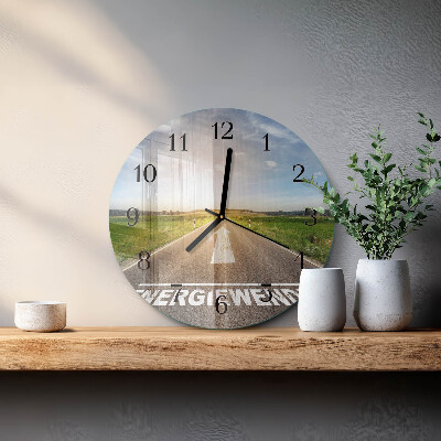 Orologio rotondo Campo percorso