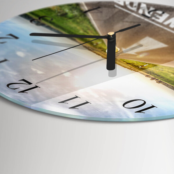 Orologio rotondo Campo percorso