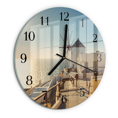 Orologio rotondo Santorini