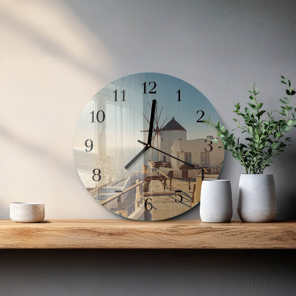 Orologio rotondo Santorini