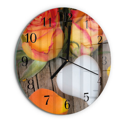 Orologio rotondo Cuore
