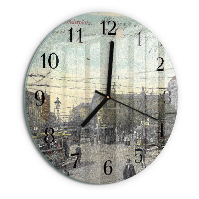 Orologio rotondo Cartolina