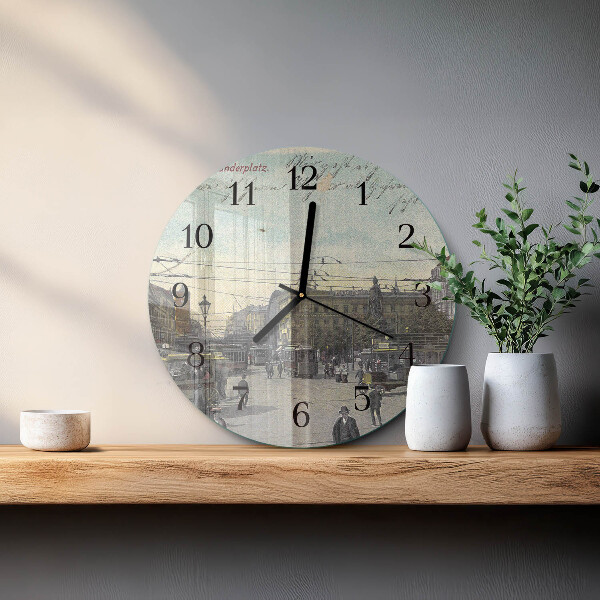 Orologio rotondo Cartolina