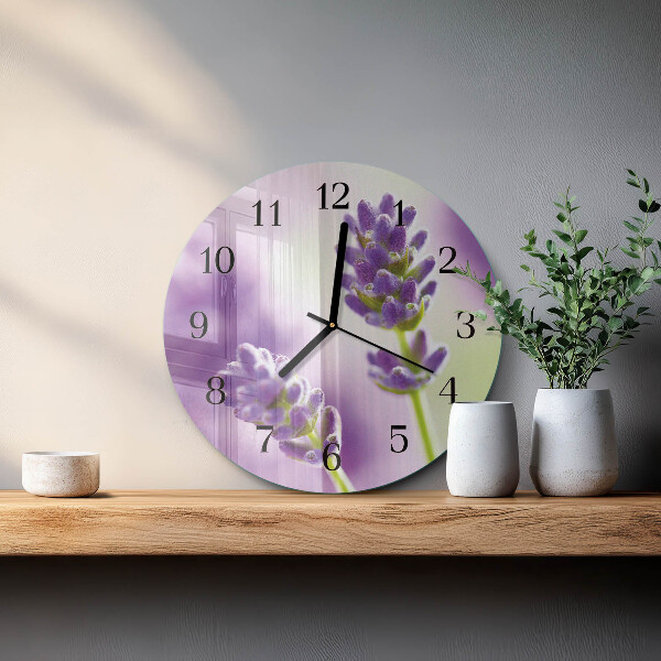 Orologio rotondo Lavanda